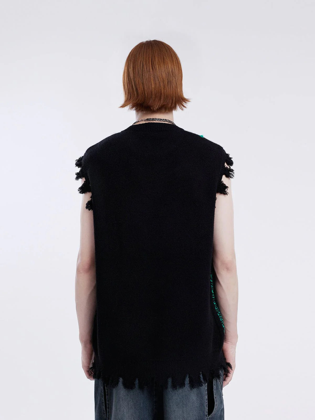 Aelfric Eden Cyberpunk Dot Matrix Sweater Vest