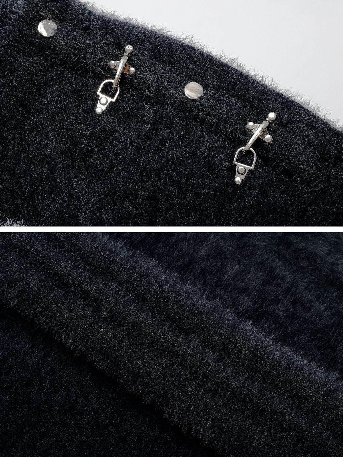 Aelfric Eden Metal Buckle Spider Jacquard Sweater