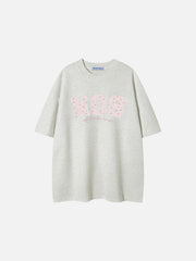 Aelfric Eden Flower Embroidery Number Tee