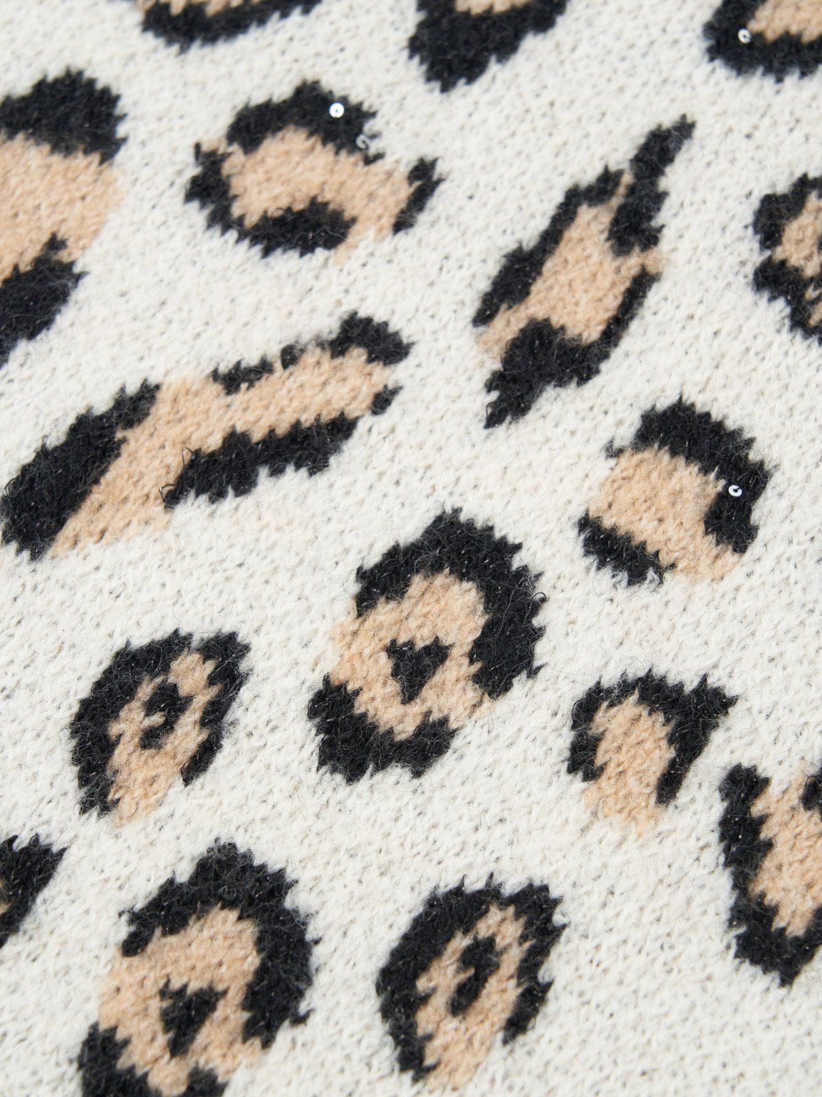 Aelfric Eden Apricot Leopard Print Sweater