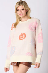 Autumn Charm Pumpkin Sweater