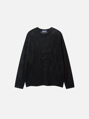 Aelfric Eden Open Knit Crew Neck Sweater