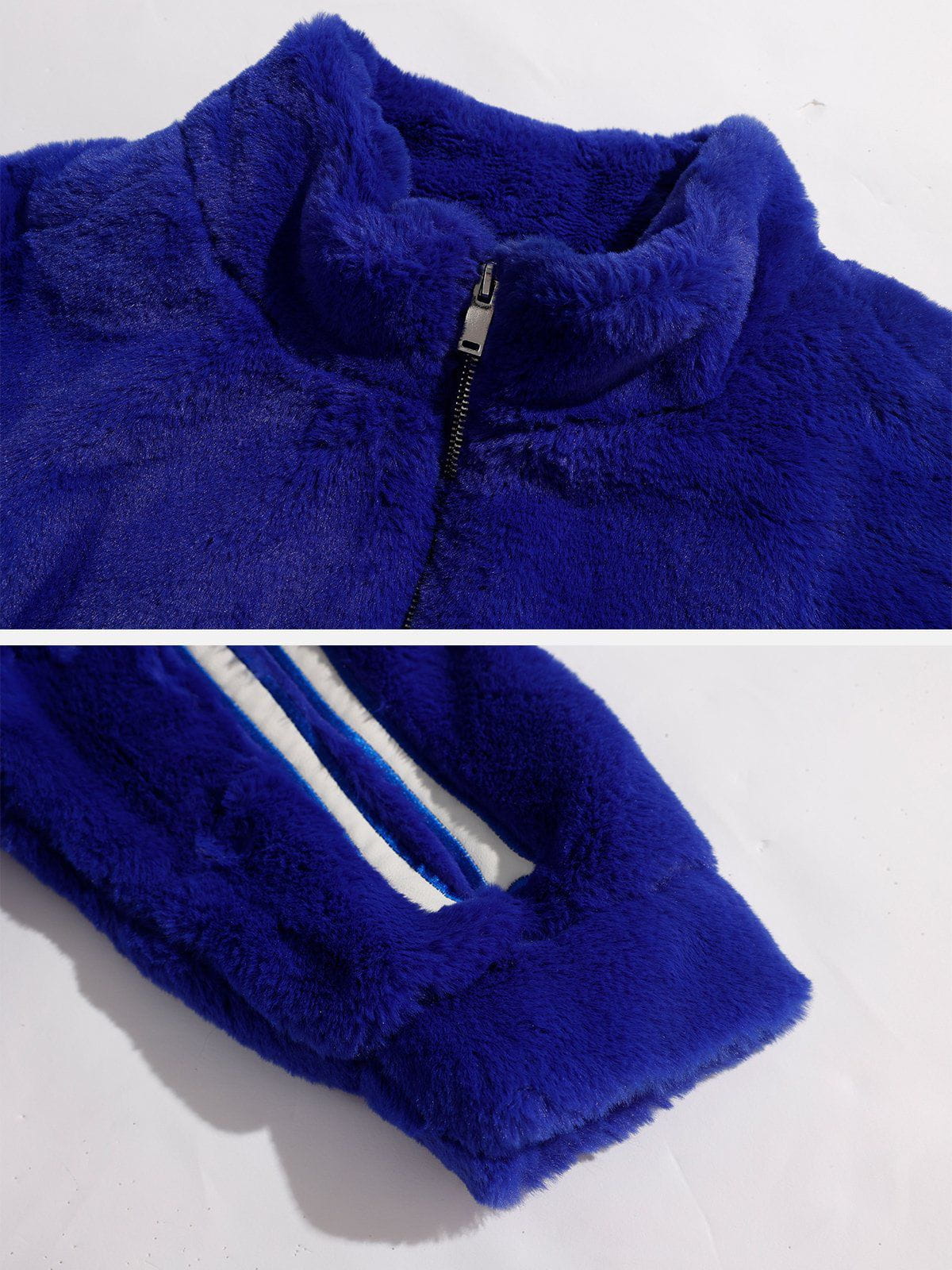 City Of Love Skull Pattern Fleece Coat