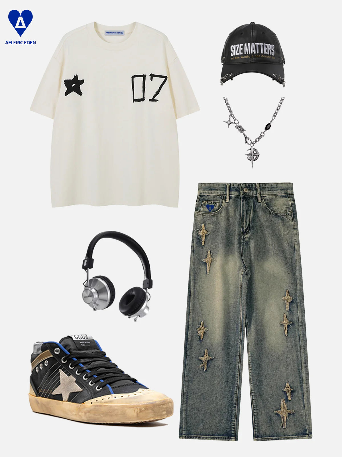 Aelfric Eden Graffiti Number Star Tee