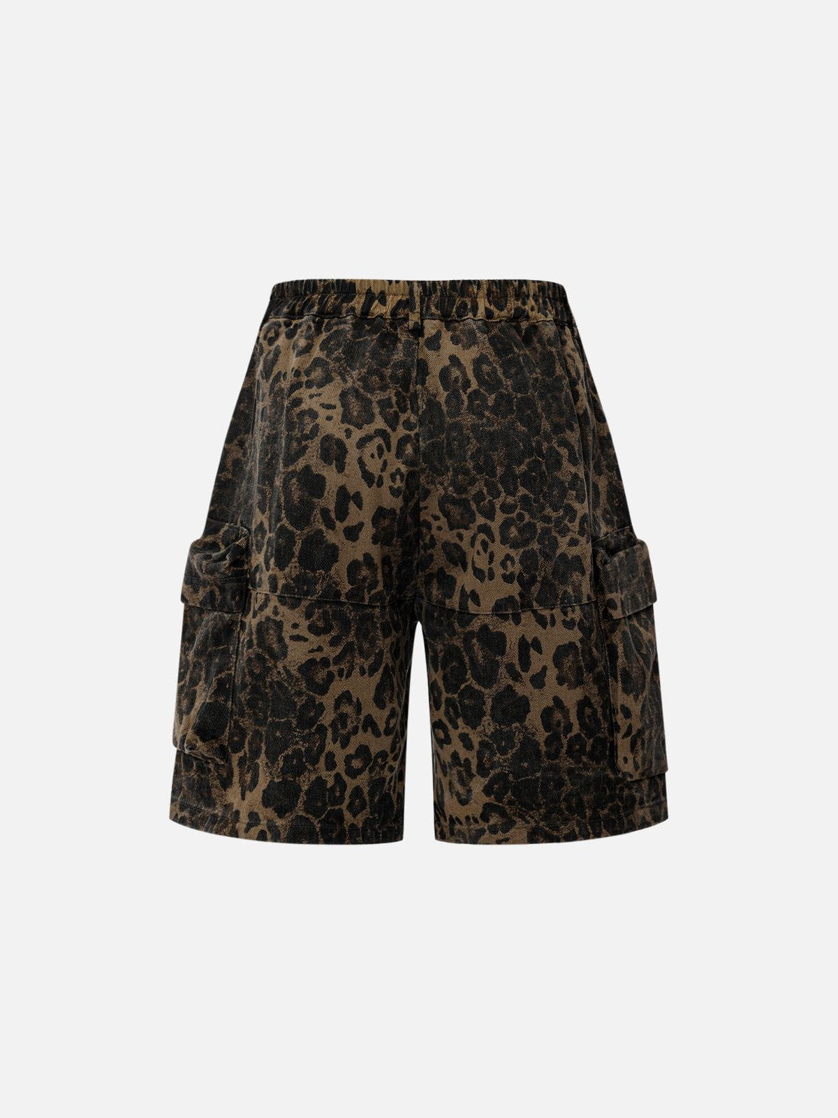 Aelfric Eden Big Pocket Leopard Print Shorts