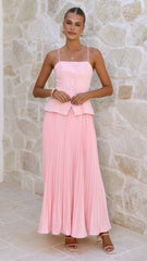 Amana Maxi Dress - Pink