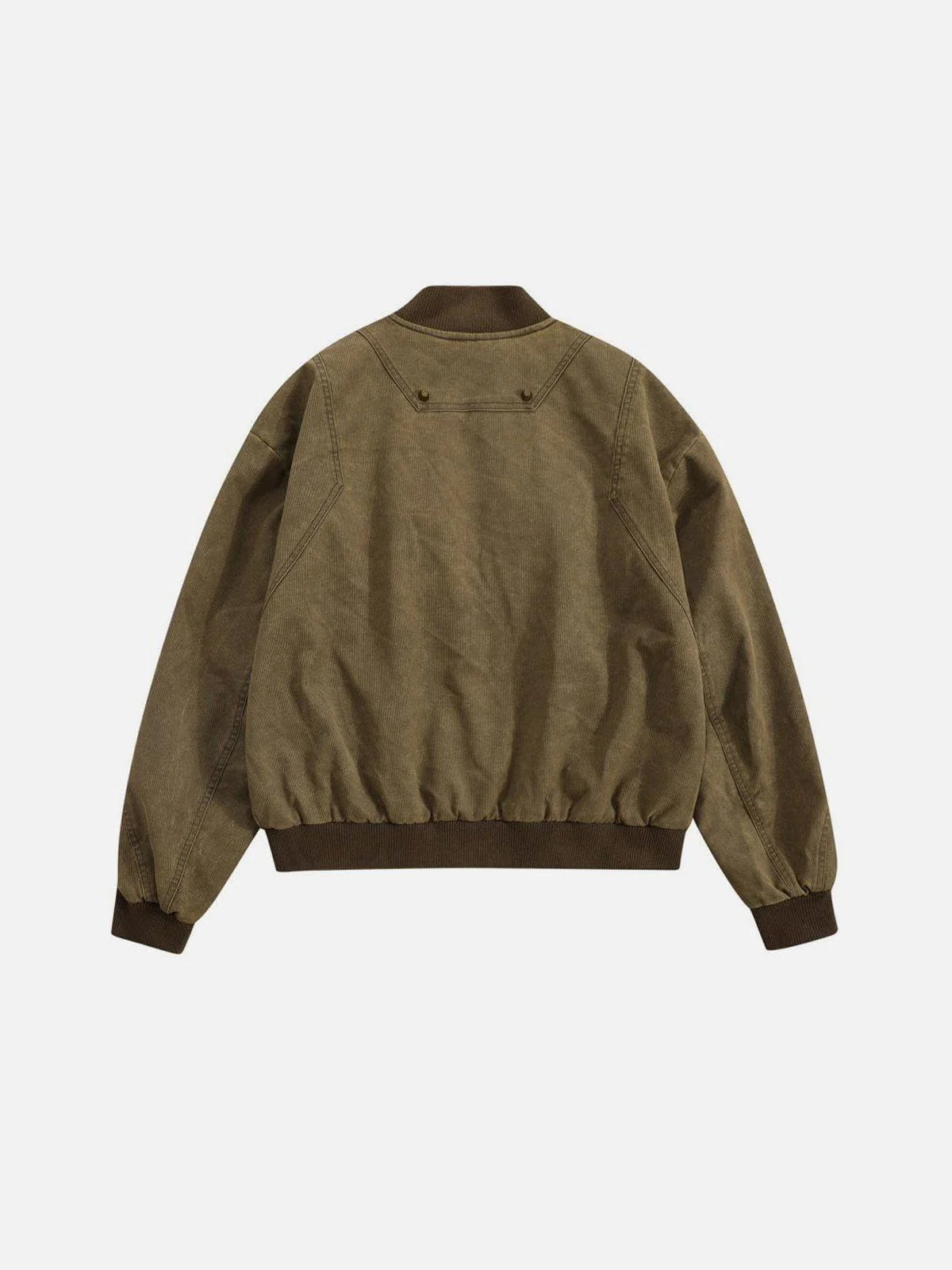 Aelfric Eden Deconstructive Patchwork Washed Bomber Jacket