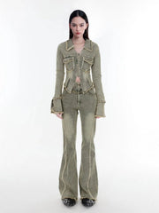 Aelfric Eden Vintage Fringe Star Jeans