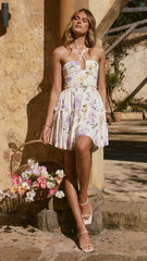 Sandy Mini Dress - Botanical Bloom