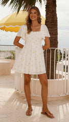 Molly Mini Dress - Limone