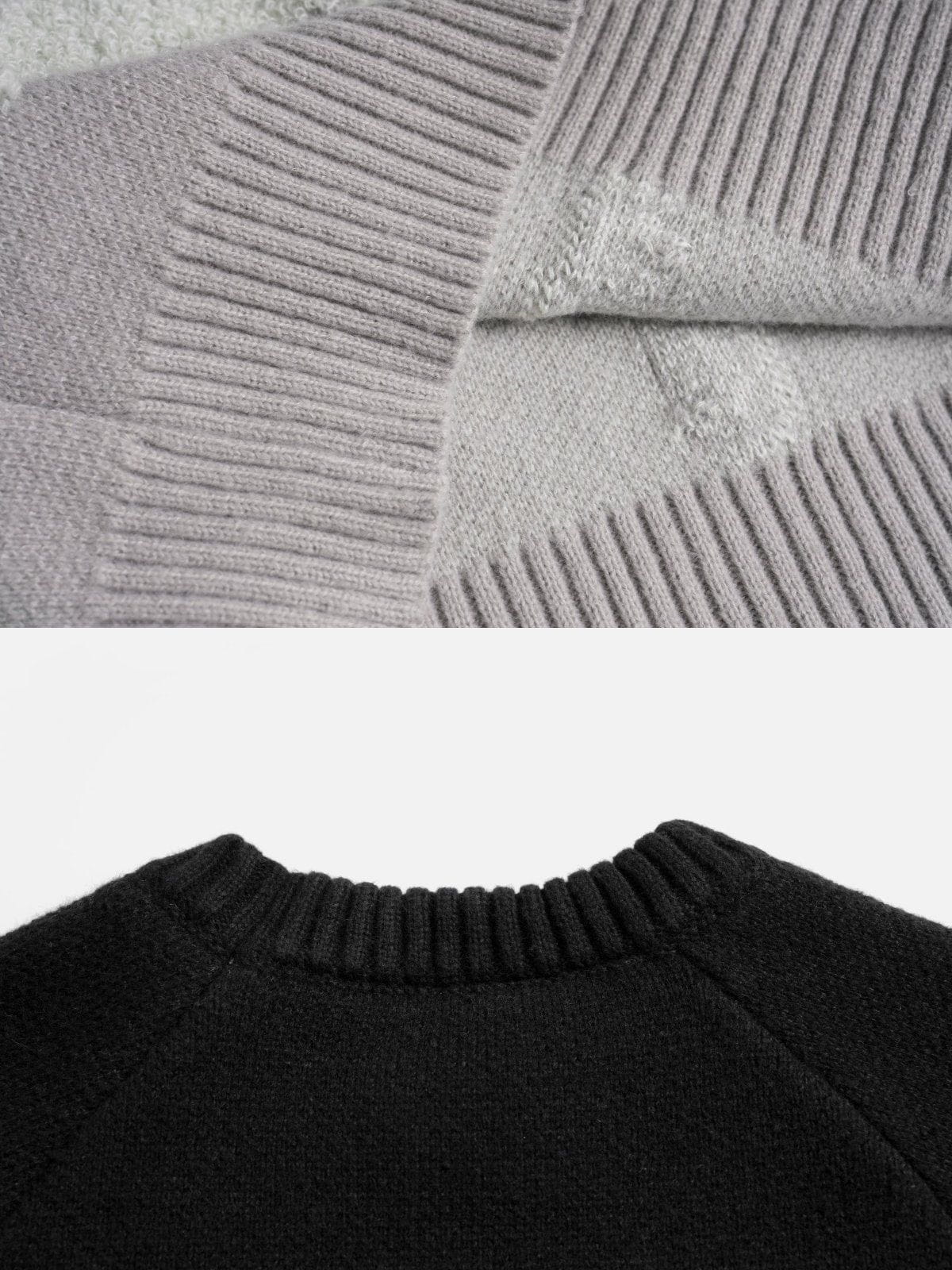 Aelfric Eden Vintage Gradient Patchwork Sweater