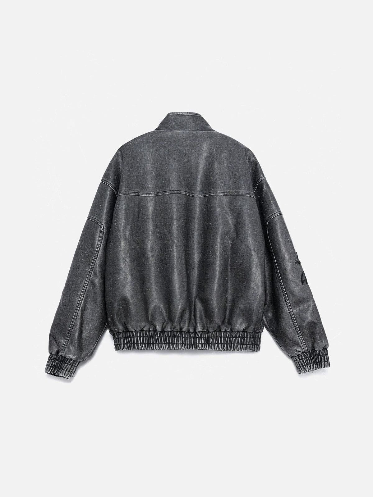 Aelfric Eden Embroidery Washed Racing Jacket