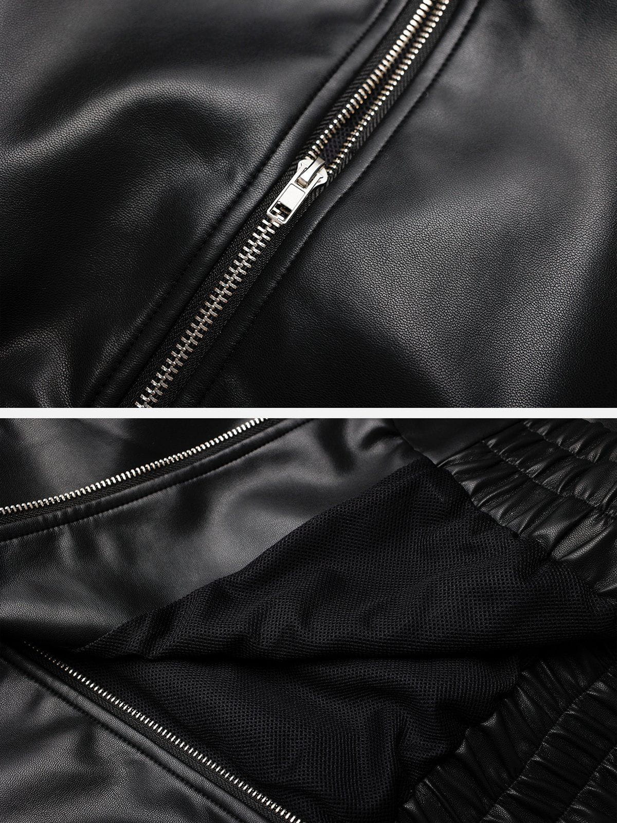 City Of Love Hooded Faux Leather Jacket