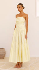 Lola Maxi Dress - Yellow