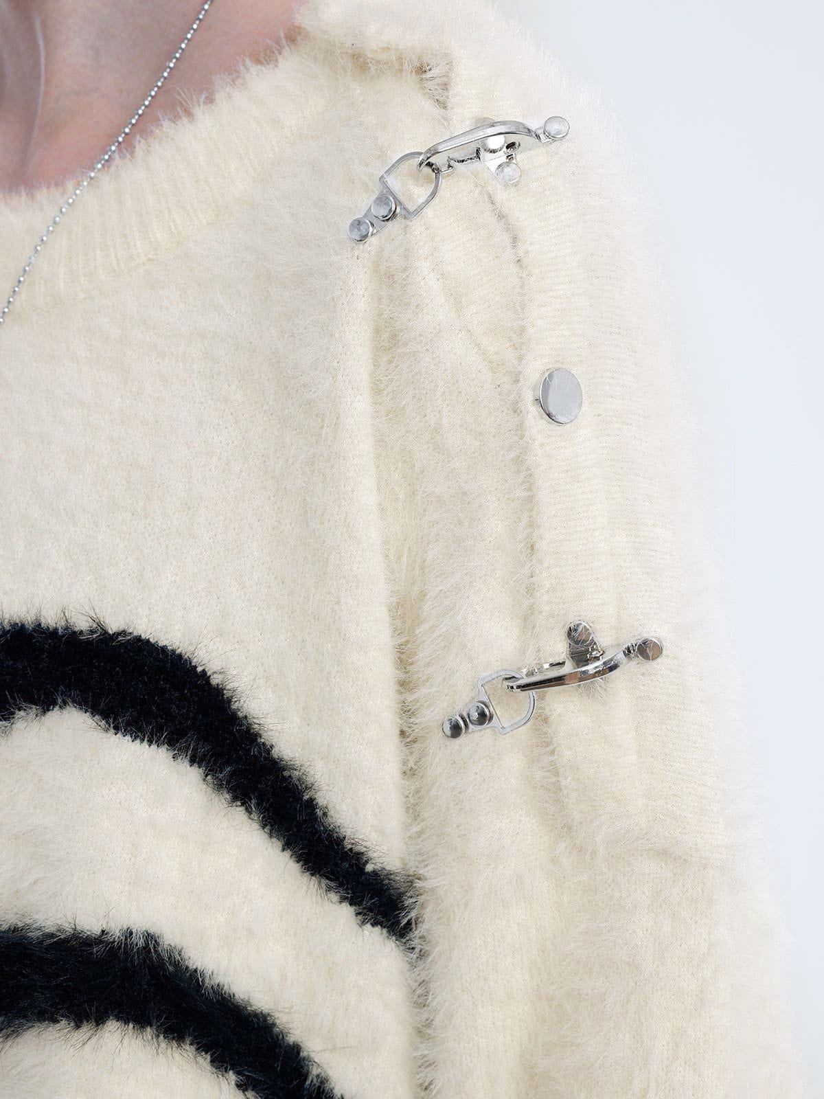 Aelfric Eden Metal Buckle Spider Jacquard Sweater