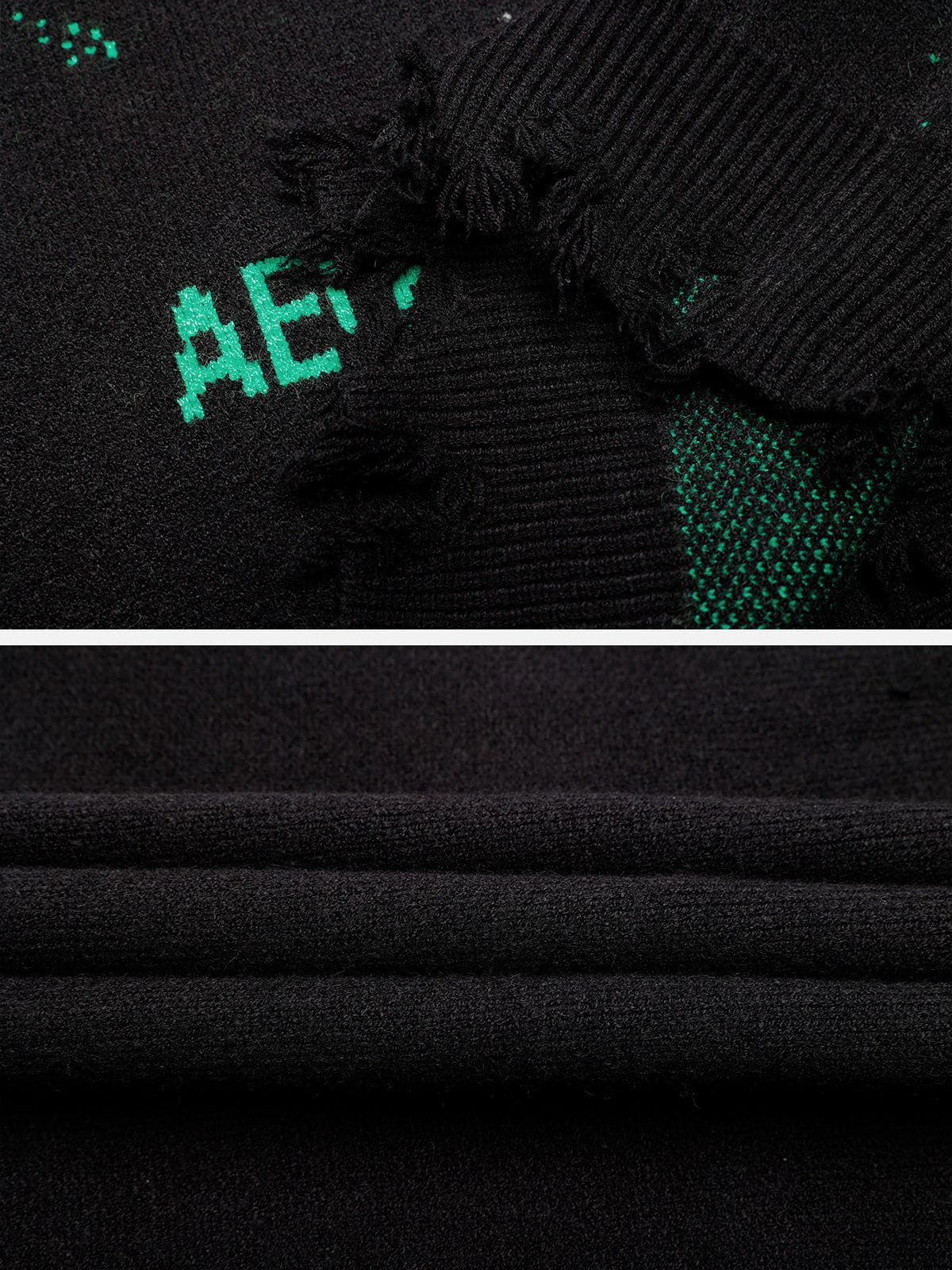 Aelfric Eden Cyberpunk Dot Matrix Sweater Vest