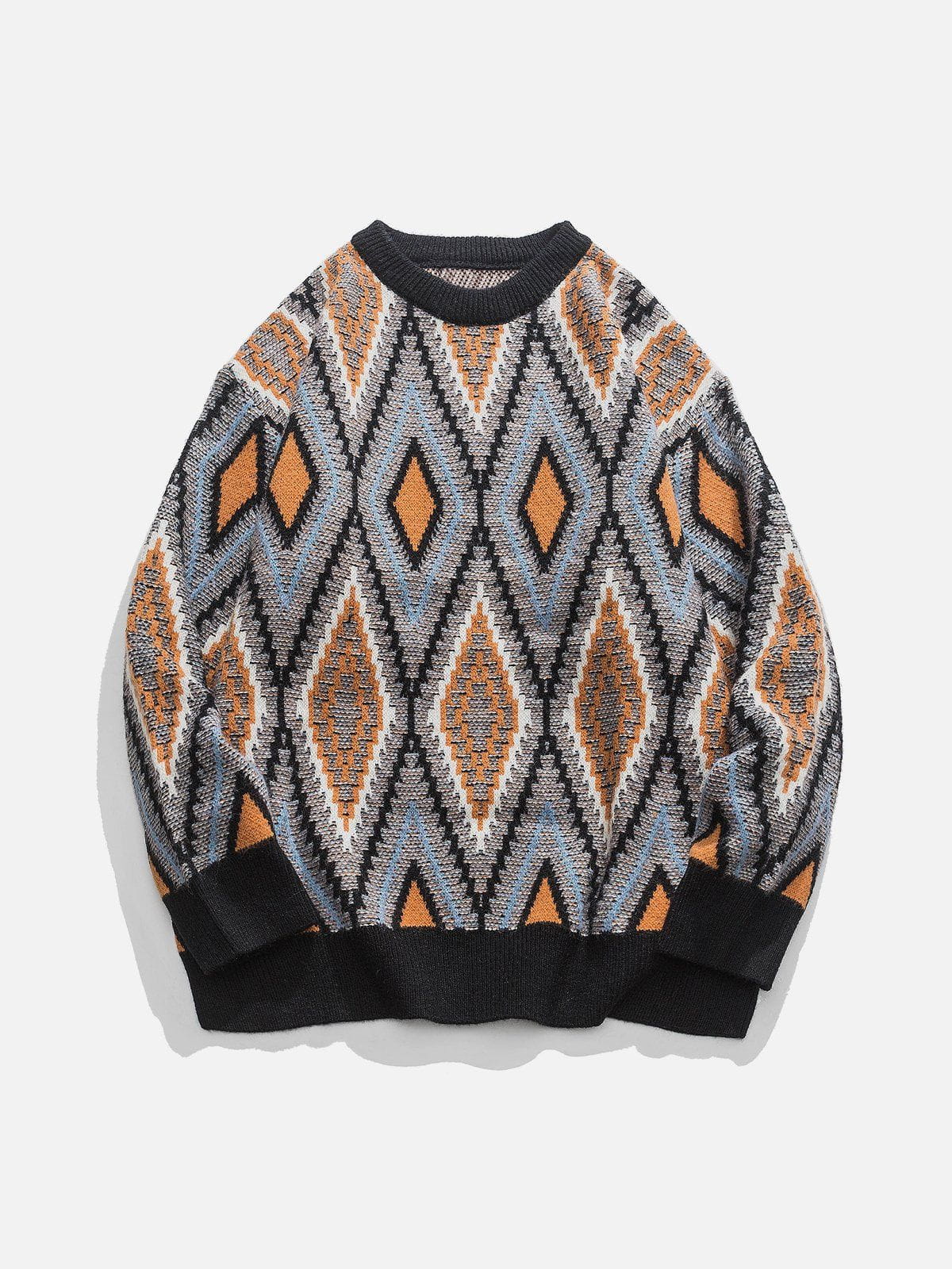 Aelfric Eden Ethnic Style Rhombus Sweater