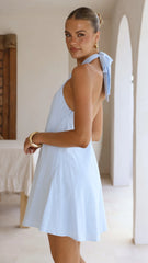 Maja Mini Dress - Blue