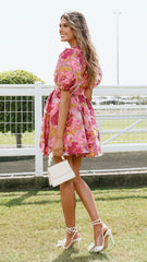 Abel Mini Dress - Pink