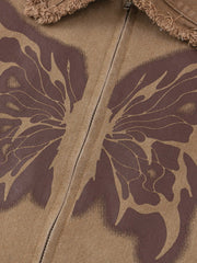 Aelfric Eden Butterfly Washed Denim Shirt