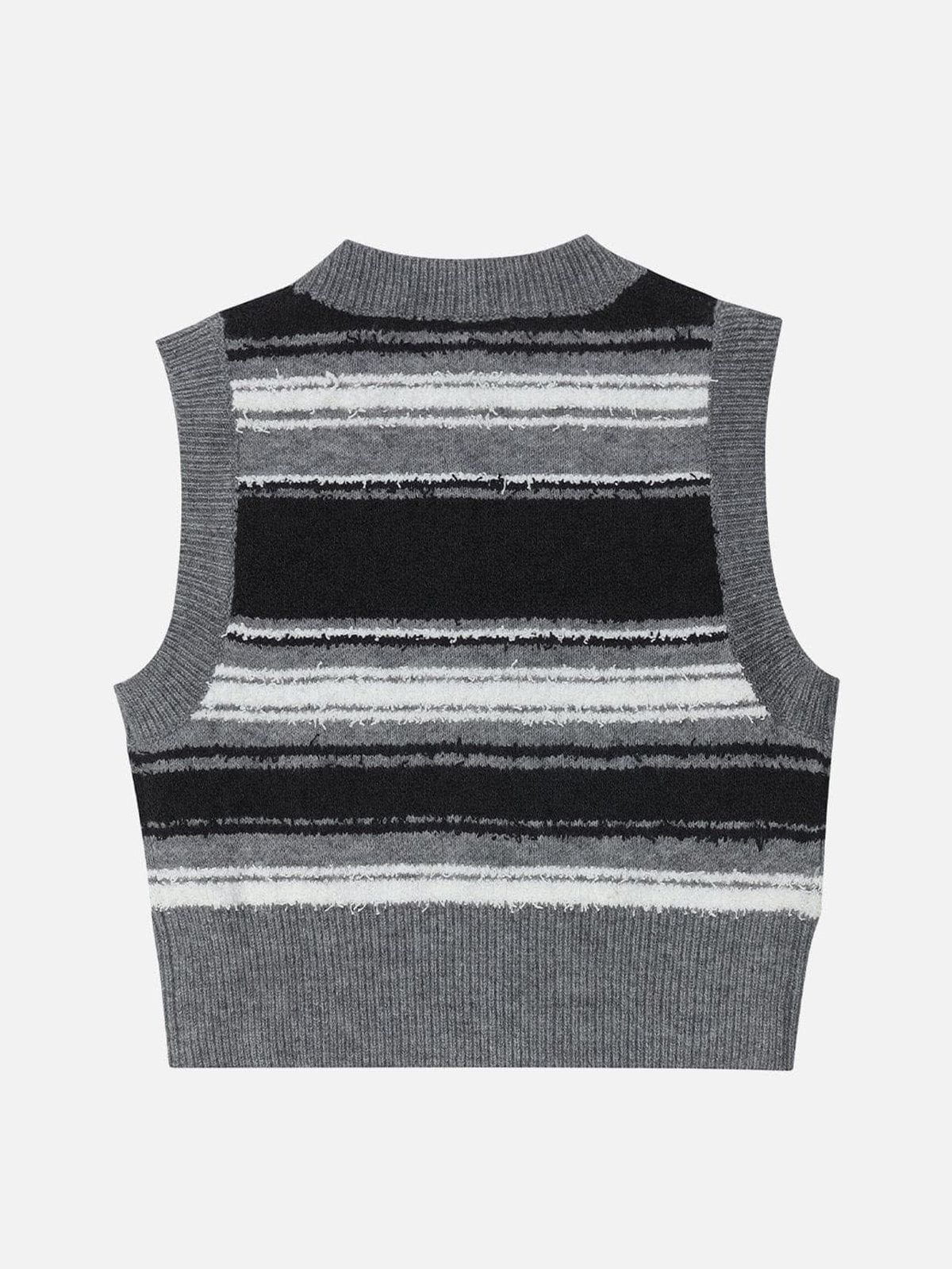 Aelfric Eden Stripe Jacquard Sweater Vest