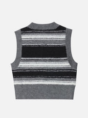 Aelfric Eden Stripe Jacquard Sweater Vest