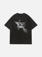 Aelfric Eden Lightning Print Washed Tee