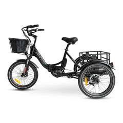 Jorvik Elite Mid-Drive Dual Battery Electric Folding Tricycle JET-E2