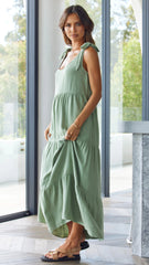 Jaliyah Midi Dress - Sage