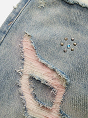 Aelfric Eden Fringe Distressed Jeans