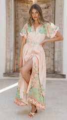 Natasha Maxi Dress - Aurora Print