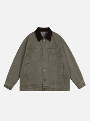 Aelfric Eden Oversized Washed Barn Jacket