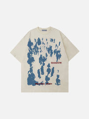 Aelfric Eden Character Inkjet Graffiti Print Tee