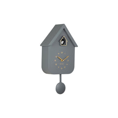Karlsson wandklok Solo Color Cuckoo - grijs - 8.5x21.5x41cm