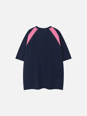 Aelfric Eden Color Blocking Number Print Tee