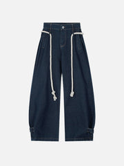 Aelfric Eden Rope Raw Barrel Loose Jeans