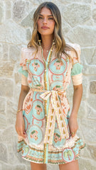 Paloma Mini Dress - Palm Spring