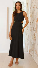 Kimberley Maxi Dress - Black