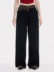 Aelfric Eden Leopard Print Sagging Jeans