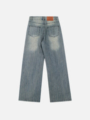 Aelfric Eden Hotfix Rhinestones Bow Jeans