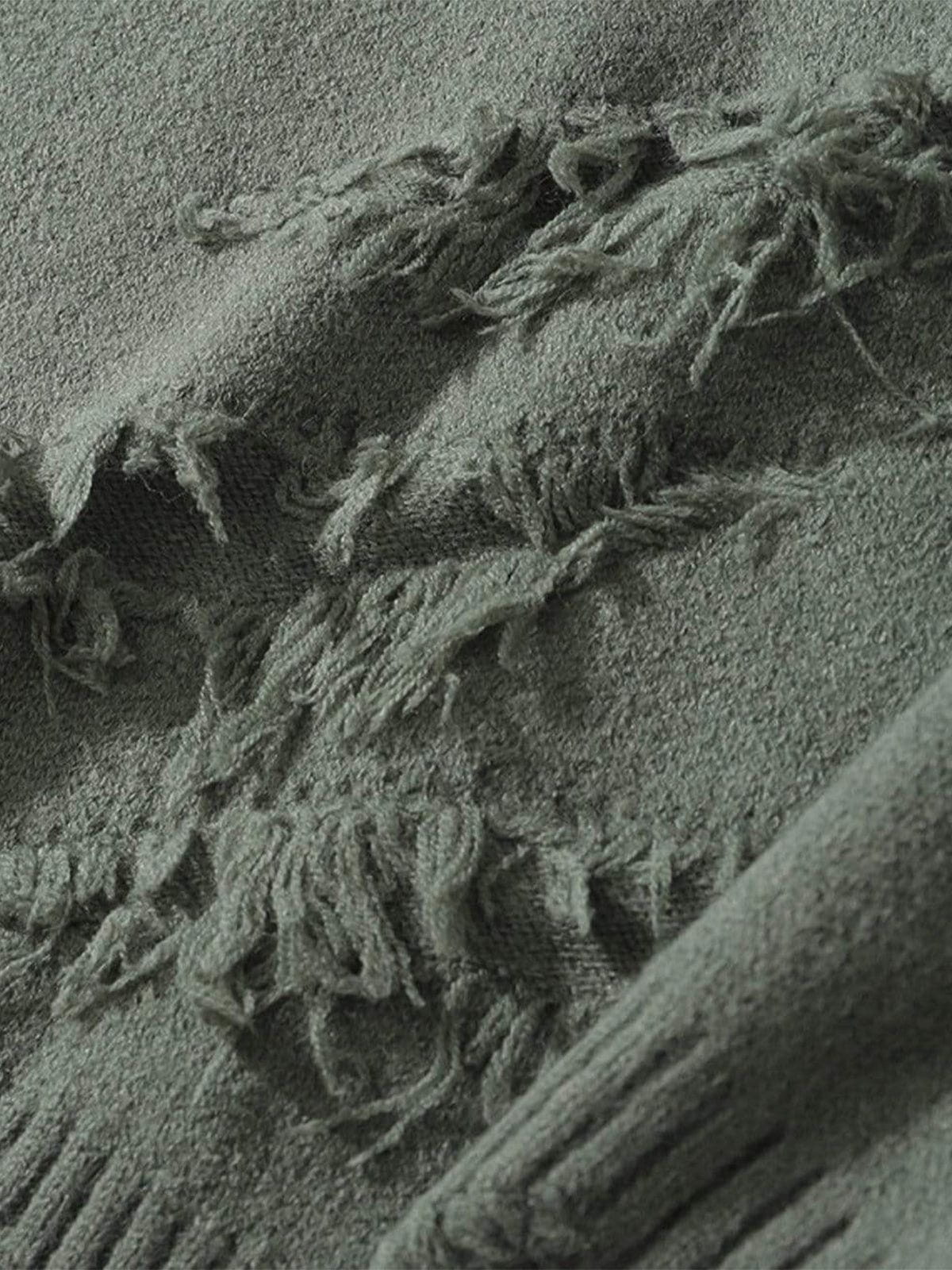 Aelfric Eden "Rwoiut" Fringed Design Sweater