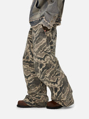 Aelfric Eden Wrinkle Camouflage Loose Jeans