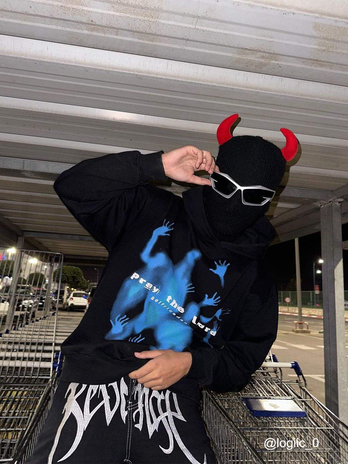 Aelfric Eden Abstraction Shadow Print Hoodie