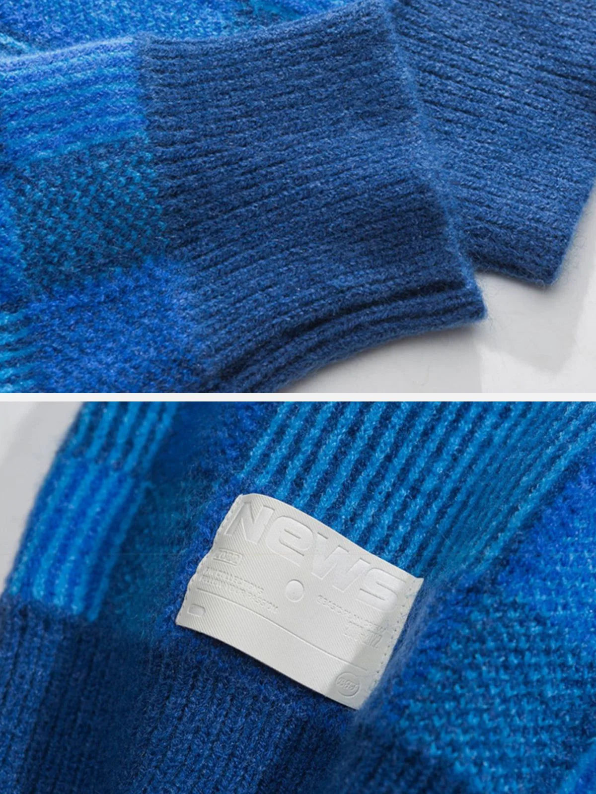 Aelfric Eden 3D Embroidery Plaid Sweater