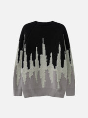 Aelfric Eden Vintage Gradient Patchwork Sweater