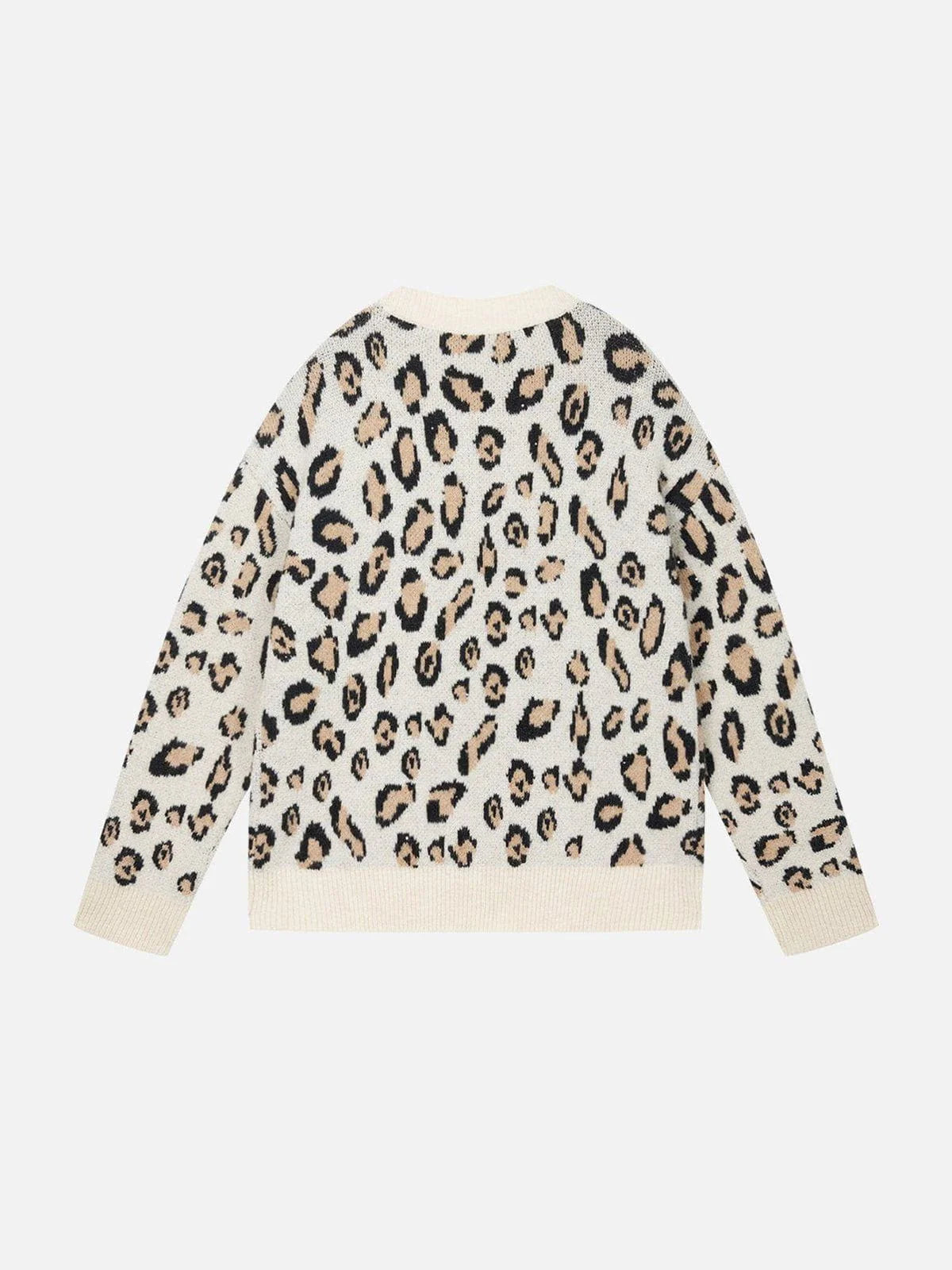 Aelfric Eden Apricot Leopard Print Sweater