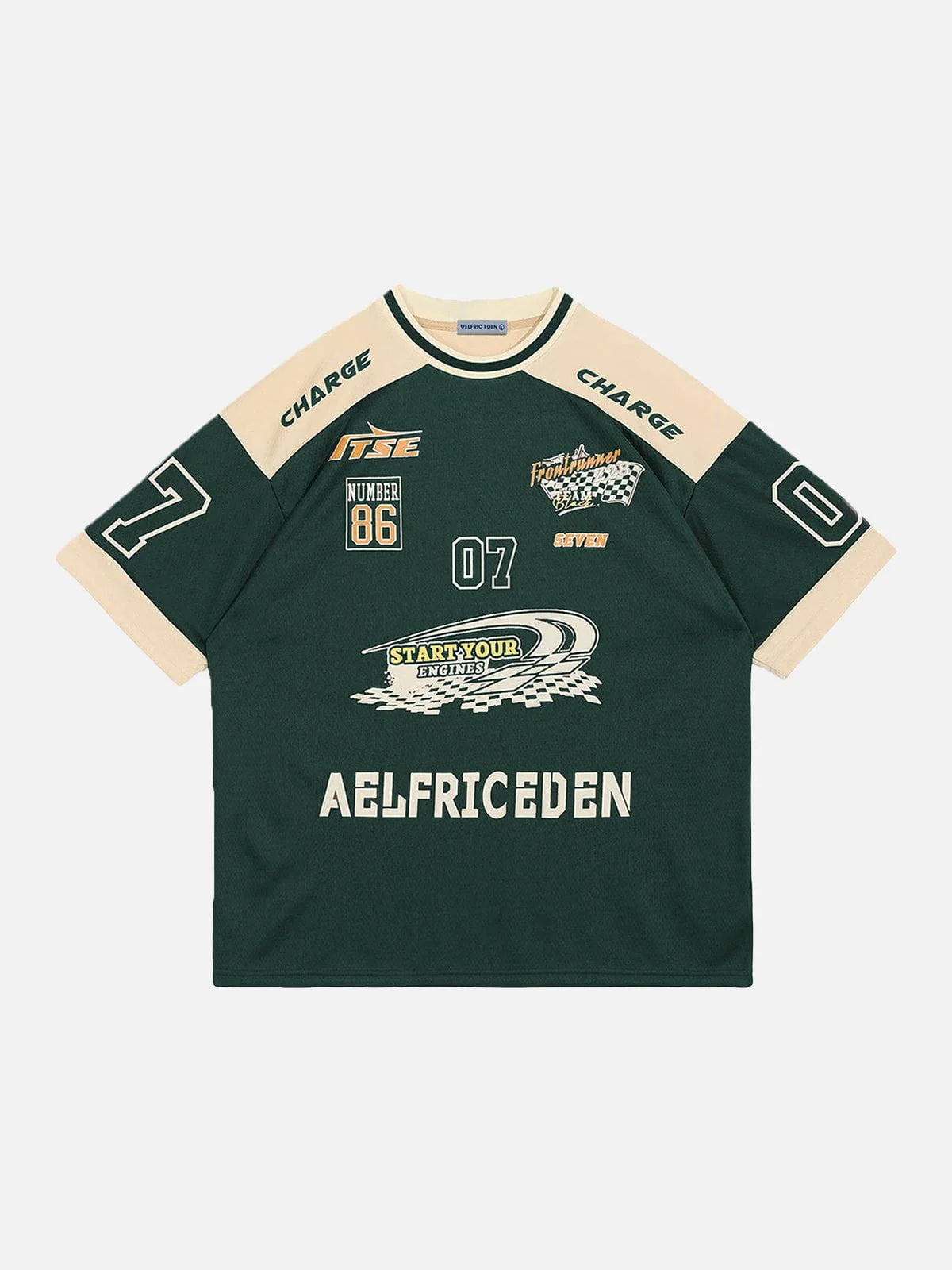 Aelfric Eden Contrast Color Racing Tee [Recommended by@addieisdaddyyy]