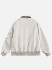 Aelfric Eden Corduroy Patchwork Bomber Jacket