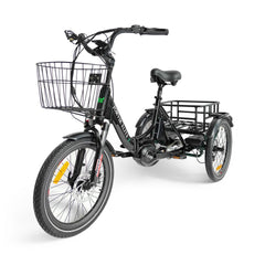 Jorvik Elite Mid-Drive Dual Battery Electric Folding Tricycle JET-E2