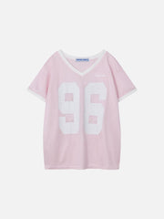 Aelfric Eden Print Mesh V-Neck Tee